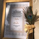 Nikkah Certificate with frame and pen
